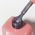 Гель лак для ногтей кошачий глаз, трехфазный, 10 мл, LED/UV, серебристый (38) - Фото 4