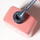 Гель лак для ногтей кошачий глаз, трехфазный, 10 мл, LED/UV, голубой (39) - Фото 4