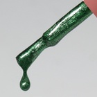 Гель лак для ногтей, кошачий глаз, неоновый, трехфазный, 10 мл, LED/UV, зелёный (43) - Фото 5