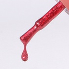 Гель лак для ногтей, кошачий глаз, неоновый, трехфазный, 10 мл, LED/UV, красный (46) - Фото 5