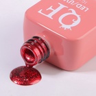 Гель лак для ногтей, кошачий глаз, неоновый, трехфазный, 10 мл, LED/UV, красный (46) - Фото 6