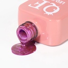 Гель лак для ногтей, кошачий глаз, неоновый, трехфазный, 10 мл, LED/UV, сиреневый (47) - Фото 6