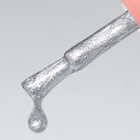 Гель лак для ногтей, кошачий глаз, трехфазный, 10 мл, LED/UV, серебристый (58) - Фото 4