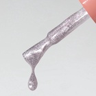 Гель лак для ногтей, кошачий глаз, трехфазный, 10 мл, LED/UV, серебристый (60) - Фото 4