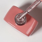 Гель лак для ногтей, кошачий глаз, трехфазный, 10 мл, LED/UV, розовый (61) - Фото 5