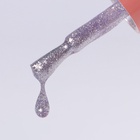 Гель лак для ногтей, жидкая фольга, трехфазный, 10 мл, LED/UV, сиреневый (63) - Фото 4