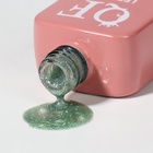 Гель лак для ногтей, жидкая фольга, трехфазный, 10 мл, LED/UV, зелёный (64) - Фото 6