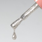 Гель лак для ногтей, жидкая фольга, трехфазный, 10 мл, LED/UV, серебристый (65) - Фото 4