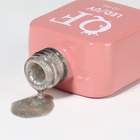 Гель лак для ногтей, жидкая фольга, трехфазный, 10 мл, LED/UV, серебристый (65) - Фото 6