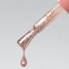 Гель лак для ногтей, жидкая фольга, трехфазный, 10 мл, LED/UV, бежевый (68) - Фото 4