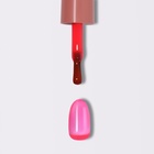 Гель лак для ногтей, витражный, трехфазный, 10 мл, LED/UV, розовый (70) - Фото 8