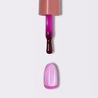 Гель лак для ногтей, витражный, трехфазный, 10 мл, LED/UV, розовый (71) - Фото 8