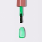 Гель лак для ногтей, витражный, трехфазный, 10 мл, LED/UV, зелёный (74) - Фото 8