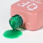 Гель лак для ногтей, витражный, трехфазный, 10 мл, LED/UV, зелёный (74) - Фото 5