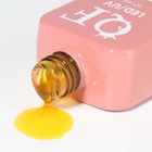 Гель лак для ногтей, витражный, трехфазный, 10 мл, LED/UV, желтый (75) - Фото 5