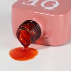 Гель лак для ногтей, витражный, трехфазный, 10 мл, LED/UV, оранжевый (76) - Фото 4