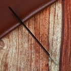 Нож для работы с кожей, скошенное лезвие, 12,5 × 1 см, цвет чёрный - Фото 3