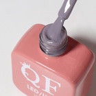 Гель лак для ногтей, однотонный, трехфазный, 10 мл, LED/UV, серый (109) - Фото 9