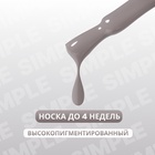 Гель лак для ногтей, однотонный, трехфазный, 10 мл, LED/UV, серый (110) - Фото 2