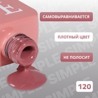 Гель лак для ногтей, однотонный, трехфазный, 10 мл, LED/UV, нюдовый (120) - Фото 3