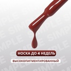 Гель лак для ногтей, однотонный, трехфазный, 10 мл, LED/UV, коричневый (123) - Фото 2