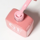 Гель лак для ногтей, однотонный, трехфазный, 10 мл, LED/UV, розовый (132) - Фото 9