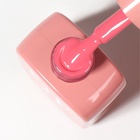 Гель лак для ногтей, однотонный, трехфазный, 10 мл, LED/UV, розовый (134) - Фото 9