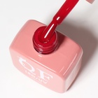 Гель лак для ногтей, однотонный, трехфазный, 10 мл, LED/UV, красный (164) - Фото 9