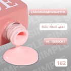 Гель лак для ногтей, однотонный, трехфазный, 10 мл, LED/UV, нюдовый (182) - Фото 3