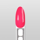 Гель лак для ногтей, однотонный, трехфазный, 10 мл, LED/UV, розовый (186) - Фото 13