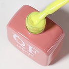 Гель лак для ногтей, однотонный, трехфазный, 10 мл, LED/UV, желтый (204) - Фото 9