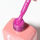 Гель лак для ногтей, однотонный, трехфазный, 10 мл, LED/UV, фиолетовый (205) - Фото 9