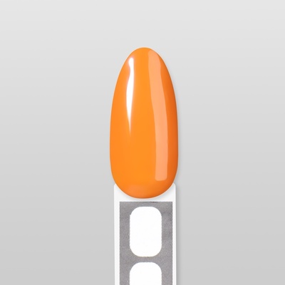 Гель лак для ногтей, однотонный, трехфазный, 10 мл, LED/UV, оранжевый (209)