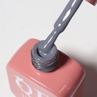 Гель лак для ногтей, однотонный, трехфазный, 10 мл, LED/UV, серый (251) - Фото 9