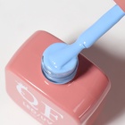 Гель лак для ногтей, однотонный, трехфазный, 10 мл, LED/UV, голубой (253) - Фото 9