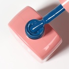 Гель лак для ногтей, однотонный, трехфазный, 10 мл, LED/UV, синий (263) - Фото 9