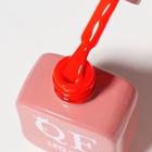 Гель лак для ногтей, однотонный, трехфазный, 10 мл, LED/UV, оранжевый (268) - Фото 9