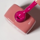 Гель лак для ногтей, однотонный, трехфазный, 10 мл, LED/UV, розовый (271) - Фото 9