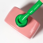 Гель лак для ногтей, однотонный, трехфазный, 10 мл, LED/UV, зелёный (278) - Фото 9