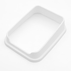 Туалет для кошек «Сима Люкс», 30×39×19 см, с бортом, пластик, серый, тёмно-серый - Фото 5