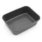 Туалет для кошек «Сима Люкс», 30×39×19 см, с бортом, пластик, серый, тёмно-серый - Фото 6