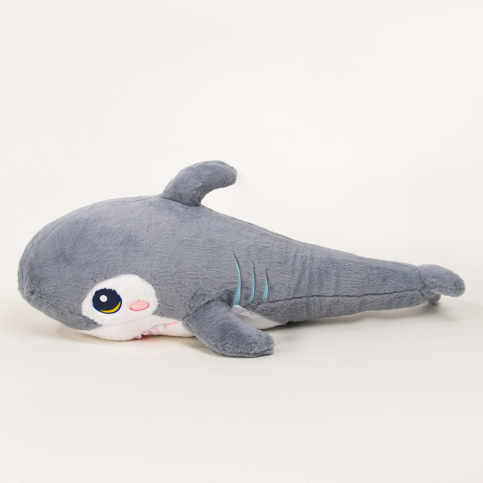 Мягкая игрушка "Акула", 80 см, цвет серый