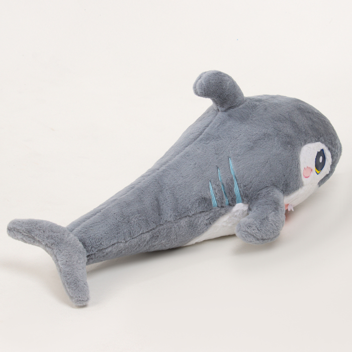 Мягкая игрушка "Акула", 80 см, цвет серый