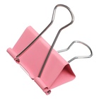 Набор зажимов для бумаг пастель 19мм, 12 штук, 4 цвета, в картонной коробке - Фото 4