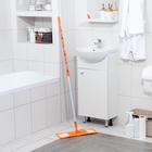 Швабра для мытья пола плоская Доляна «Лето», насадка из микрофибры 42×12 см, телескопическая ручка 68-120 см, цвет МИКС - Фото 3