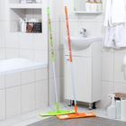 Швабра для мытья пола плоская Доляна «Лето», насадка из микрофибры 42×12 см, телескопическая ручка 68-120 см, цвет МИКС - Фото 8