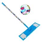 Швабра для мытья пола плоская Доляна «Лето», насадка из микрофибры 42×12 см, телескопическая ручка 68-120 см, цвет МИКС - Фото 10