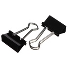 Набор зажимов для бумаг Calligrata TOP, 25 мм, 48 штук, в пластиковой тубе, черные - Фото 3