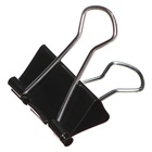 Набор зажимов для бумаг 32 мм, 24 штук, в пластиковой тубе, черные - Фото 5