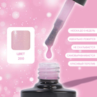 Гель лак для ногтей, витражный, трехфазный, 8 мл, LED/UV, розовый (200) - Фото 2